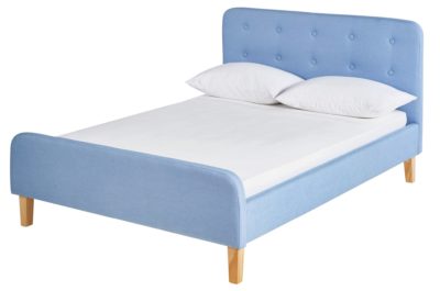 Hygena Ashby Double Bed Frame - Sky Blue